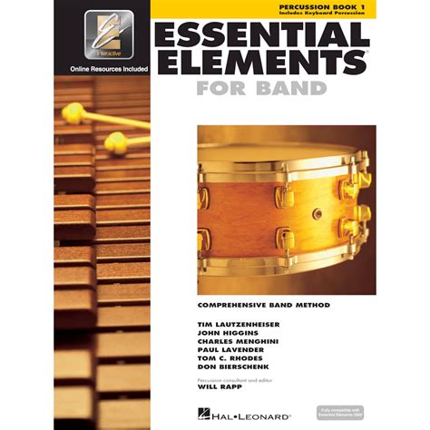Essential Elements For Band - Percussion/Keyboard Percussion Book 1 With EEi